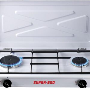 Super Ego SEH024800 Cocina de gas portátil, blanco