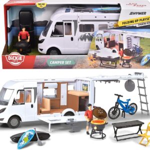 Dickie Toys Hymer Hymermobil B Class Camping Van 30 cm - Blanco