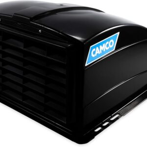 Cubierta ventilación techo RV Camco 21015 negro