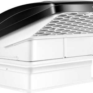 Ventilador techo RV reversible Starvent 12V, 14x14 pulgadas