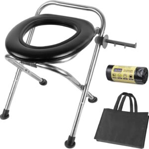 Inodoro portátil plegable UGarden negro