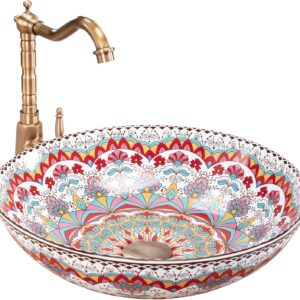 Lavabo sobre encimera Perú 40x40 cm cerámica - Rea
