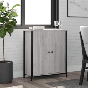 Aparador Gris Sonoma 70x30x80 cm - Mueble de almacenamiento