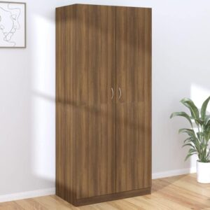 Armario roble marrón SKM 90x52x200 cm - Madera multicapa