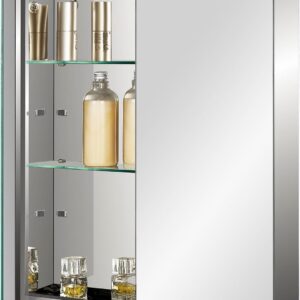 Armario baño espejo Fundin 60 cm, diseño premium resistente
