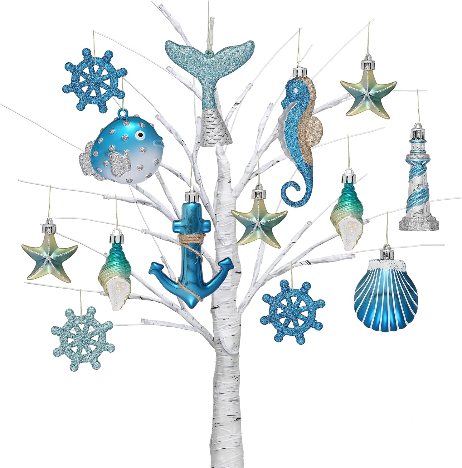 Decoraciones navideñas de playa Valery Madelyn – 20 unidades