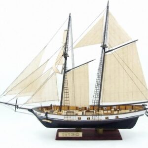 Kit Barco Madera Escala 1:130 - Modelo DIY para Decoración