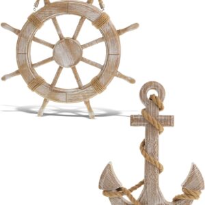 Juego ancla y rueda barco madera CoTa Global