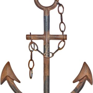 Ancla rústica de hierro fundido Wallcharmers 40,6 cm