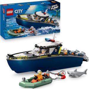 LEGO City Barco de Policía con Persecución - Juego 60456