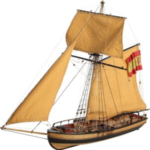 Atrevida, lancha cañonera modelo DISARMODEL