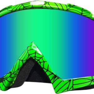 Gafas Dirt Bike UV400 OTG CoPvner (verde+lente color)