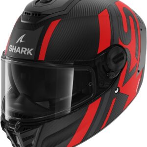 SHARK Spartan RS Carbon - Casco integral negro/rojo XL