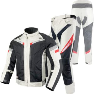 Chaqueta y pantalón moto hombre trajes transpirable impermeable