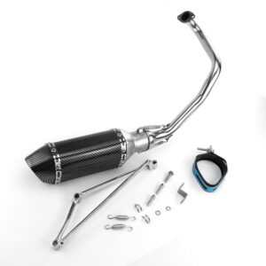 Escape moto universal slip-on para GY6 125/150cc
