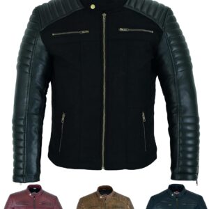 Chaqueta de cuero Texpeed estilo motocicleta