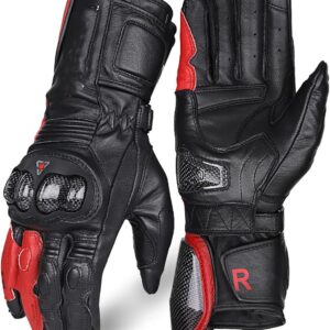 Guantes moto invierno fibra carbono pantalla táctil