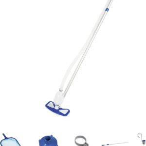 Kit mantenimiento Bestway 8320510 - Limpiafondos manual con cesta y pértiga