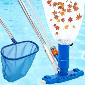 Kit limpieza piscina KETNET aspiradora redes 170 cm