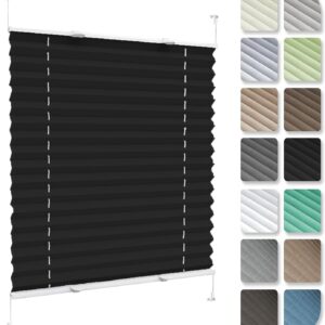Estor enrollable HUANQIN 40x95 cm blackout sin taladrar