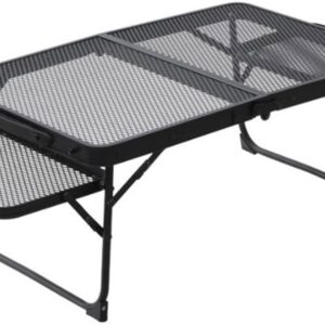 Mesa plegable TSVSSGFU de aluminio para exterior y viajes