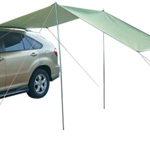 Toldo lateral 210D Oxford gris para furgonetas y autocaravanas