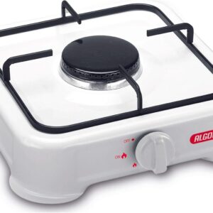 ALGON Hornillo Gas 1 Fuego con Tapa - Cocina Portátil