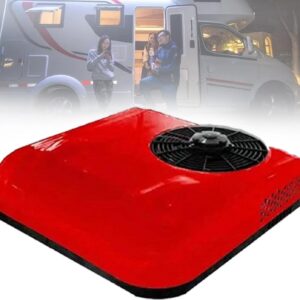Aire acondicionado techo 8840 BTU 12V/24V rojo/blanco