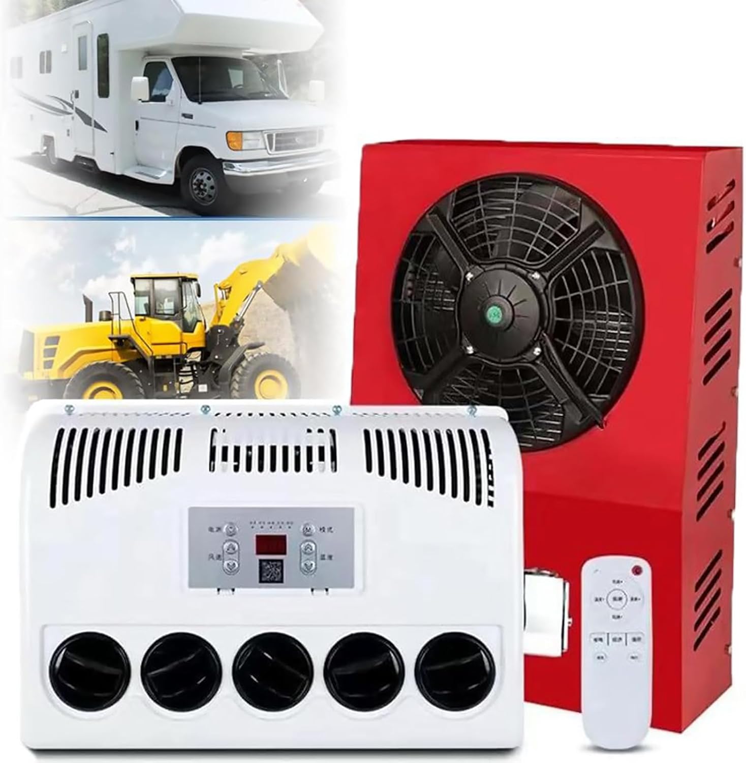 Aire Acondicionado Split 12V/24V para RV hasta 2400W