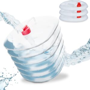Pack 4 bidones plegables 15L con grifo y asa