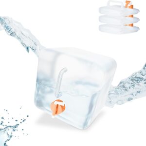 Pack 4 bidones plegables 5L con grifo y asa - Relaxdays