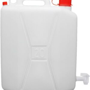 Bidón alimentario Wolfpack 20L con grifo multicolor