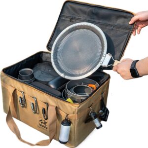 Bolsa organizadora camping 30L plegable impermeable