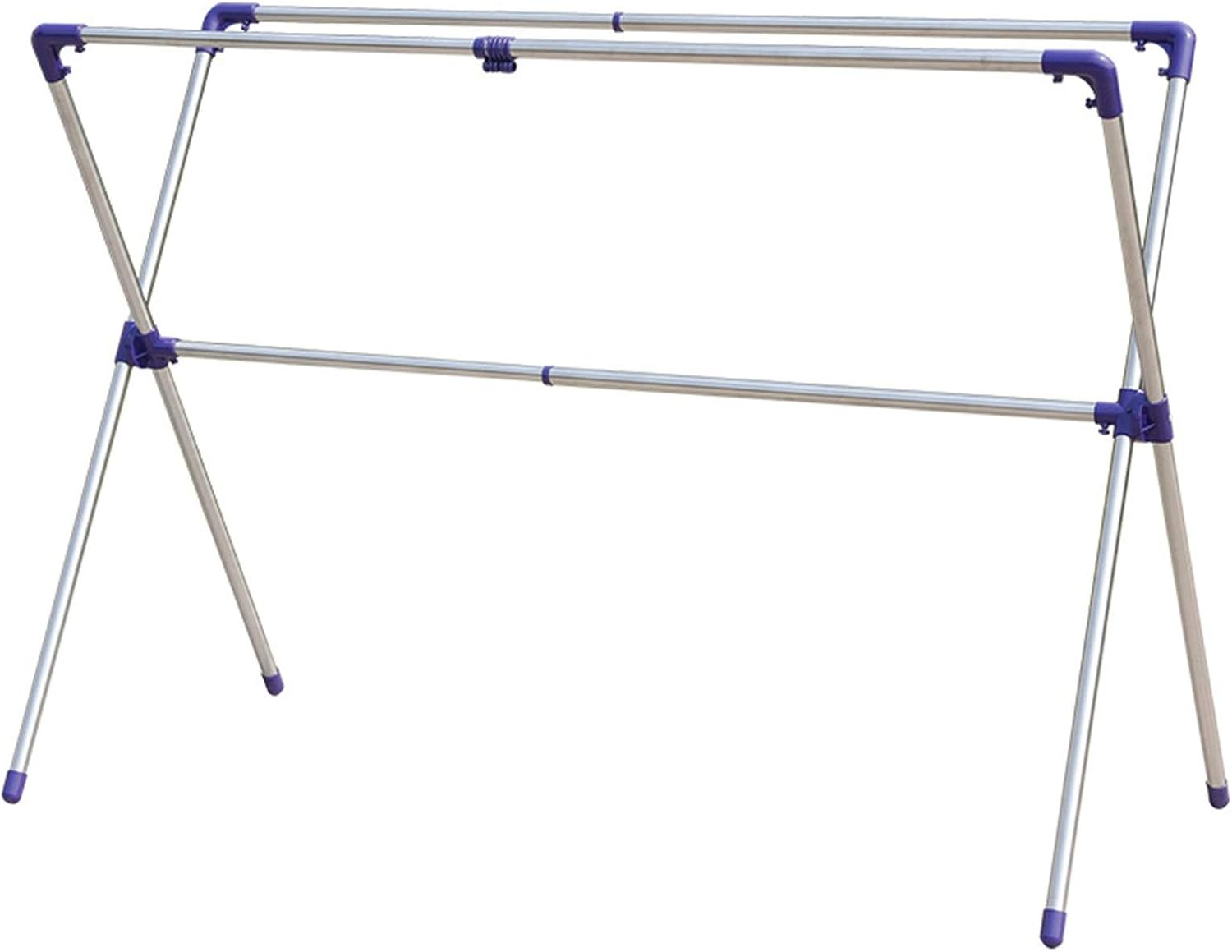 Tendedero plegable de acero inoxidable, portátil y resistente