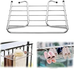Tendedero plegable de acero inoxidable 360°