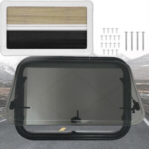 Ventana lateral autocaravana 1000x600mm extraíble con persiana