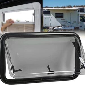 Ventana corredera para autocaravanas 900x900 mm | Doble capa y cortina integrada