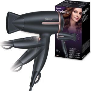 Secador HC 25 Beurer: iónico, plegable y 1600W