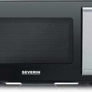 Microondas Severin MW 7761: 800W, base de cristal, ideal para platos rectangulares