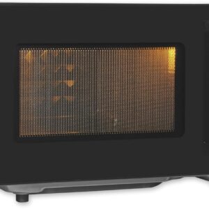 Microondas Exquisit® 20L, 700W, negro, descongelación y temporizador digital
