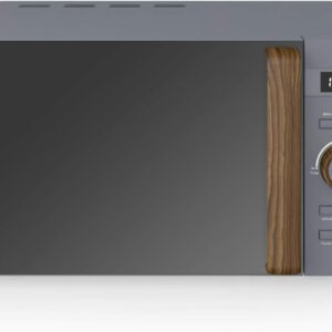 Microondas Swan Nordic 20L digital, 800W, gris, diseño escandinavo
