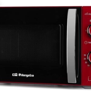 Orbegozo MI 2121 - Microondas 700W, 20L, rojo