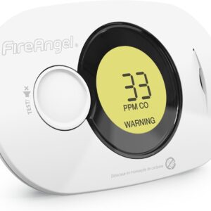 FireAngel FA3322 - Detector CO con sensor de humedad y temperatura
