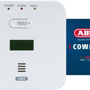 Detector CO ABUS COWM510: alarma 85 dB y 10 años de vida