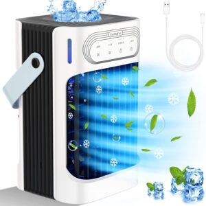 Enfriador portátil 800ml 4 en 1 con 7 luces y temporizador