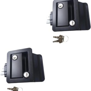 SOLUSTRE Cerradura 2J para Autocaravana - Pestillo Mecánico Resistente