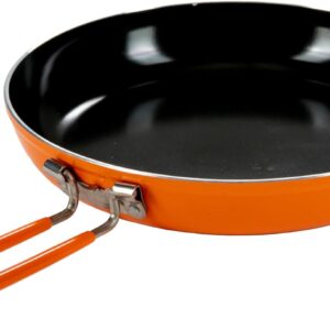 Jetboil Summit - Sartén de camping naranja, compacta y ligera