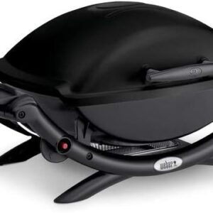 Weber Q2000 Barbacoa de gas portátil, negro