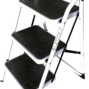 Taburete plegable Homelux 710056, 3 peldaños, acero