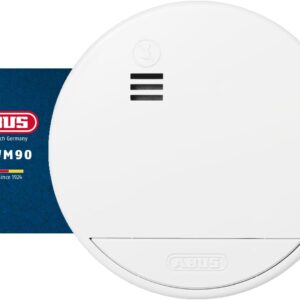 ABUS Detector de humo RWM90 – batería reemplazable 5 años – blanco